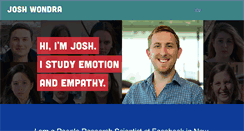 Desktop Screenshot of joshwondra.com